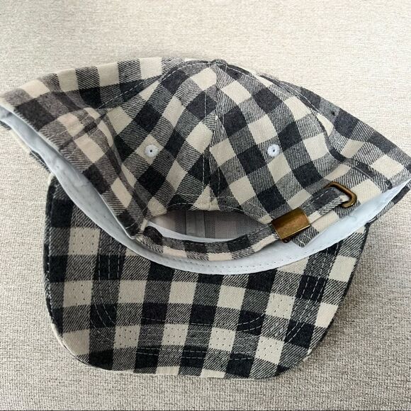 Cocus Pocus Buffalo Check Plaid Adjustable Fall Fashion Baseball Cap - Picture 7 of 9